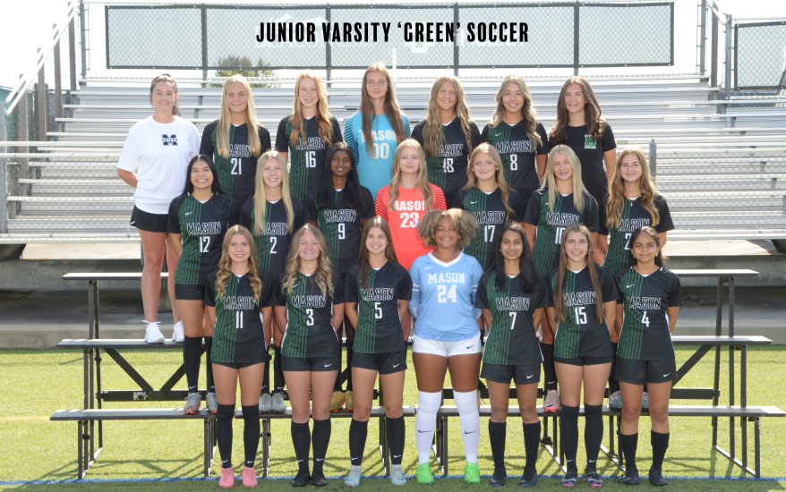 Girls Soccer JV Green Team